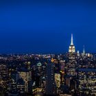 NEW YORK - blue hour from Rockefeller Center