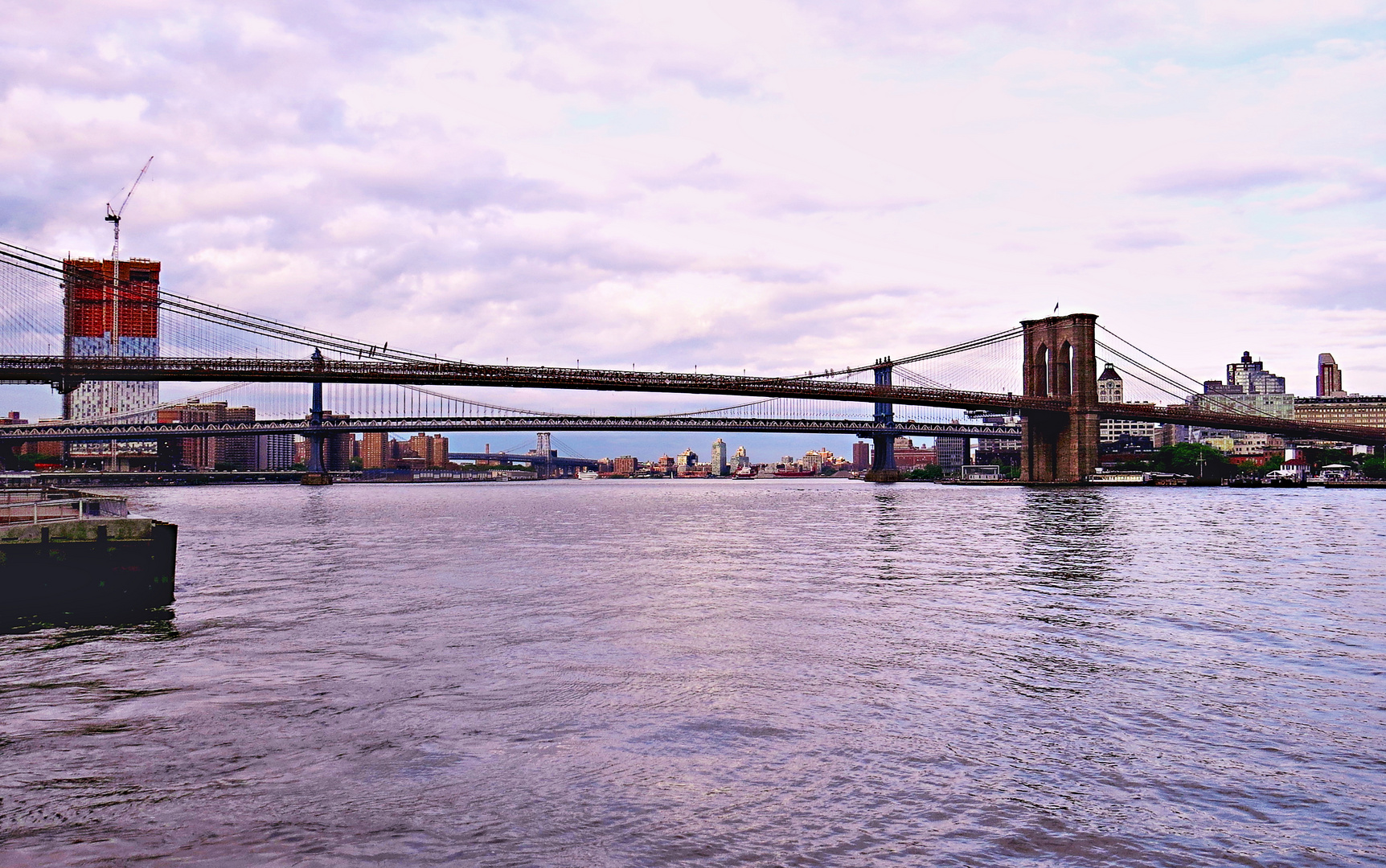 NEW YORK - Brooklyn and Manhattan Bridges