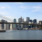 New York - Brooklyn Bridge + Skyline Manhattan