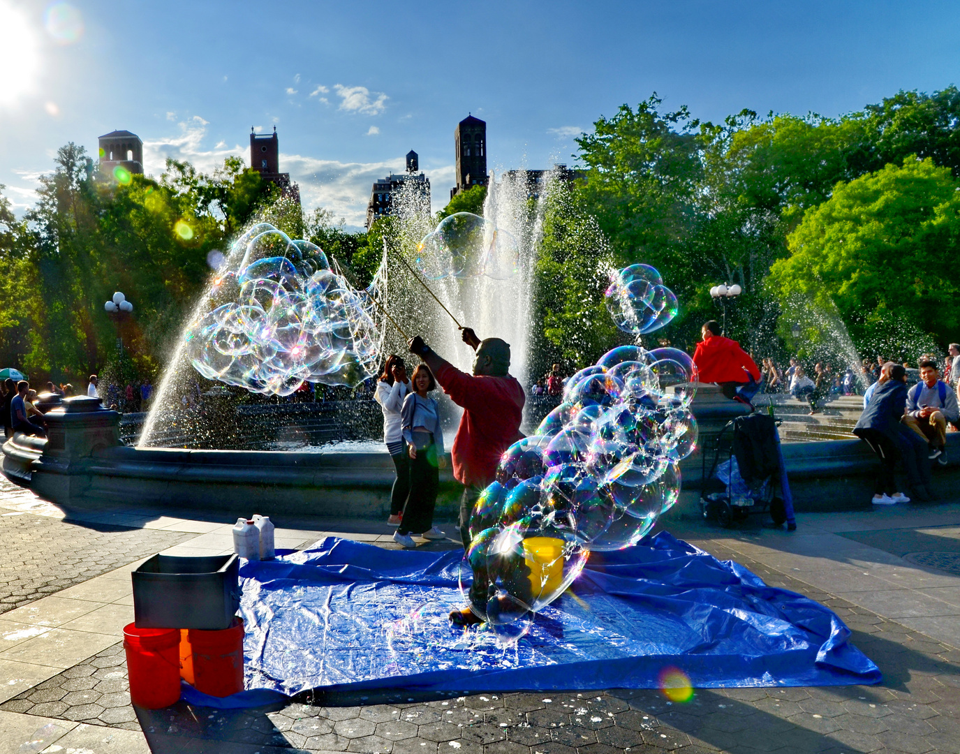 New York, Bubble Man