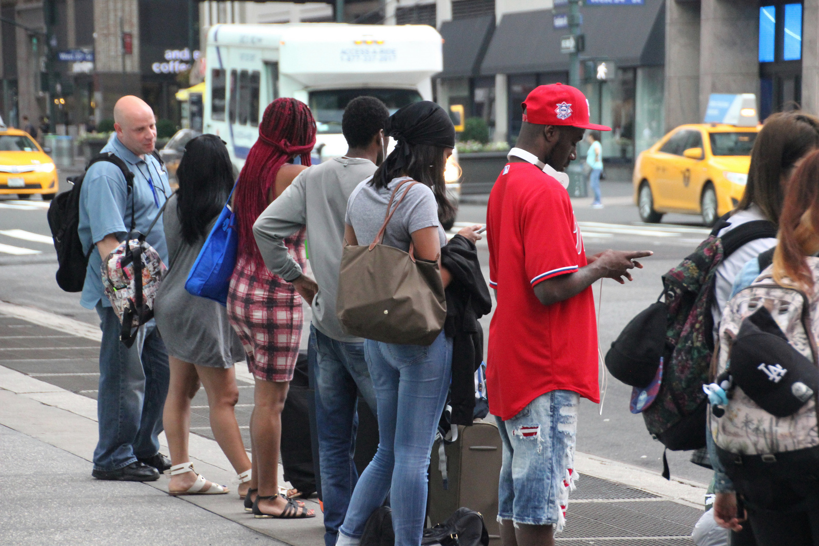 New York  Bus Stop