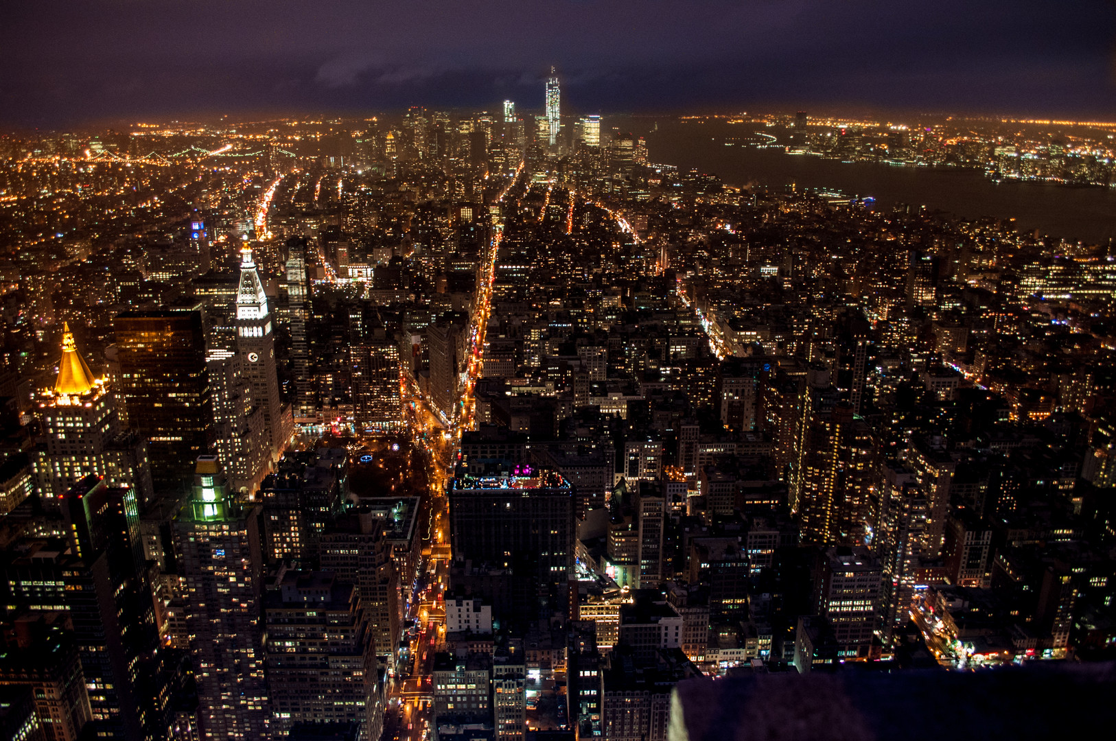 New York by night