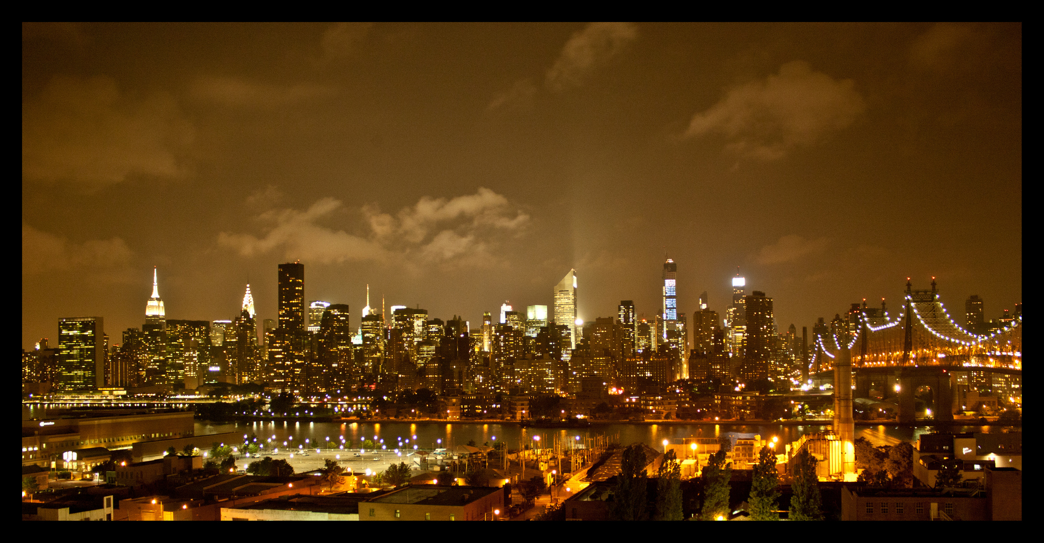 New York by night