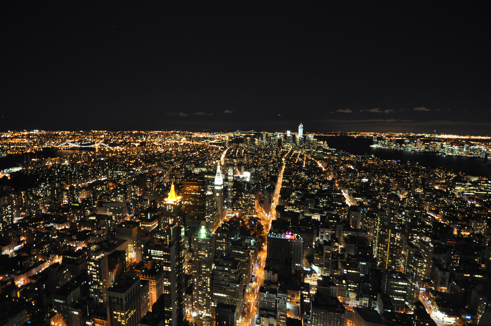 New York by night