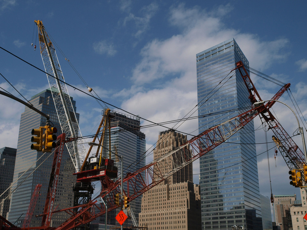 New York City, Baustelle Ground Zero