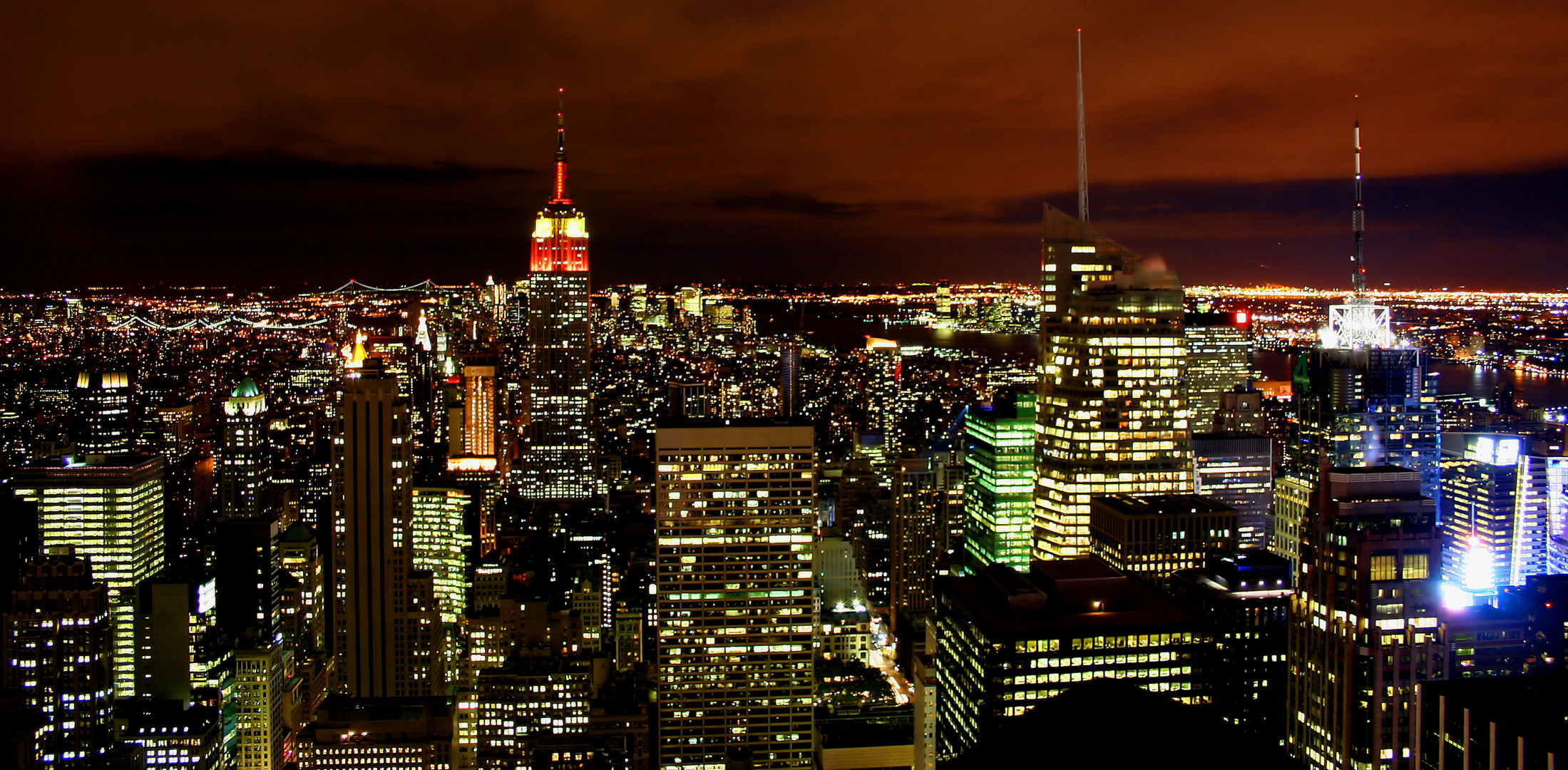 New York City bei Nacht