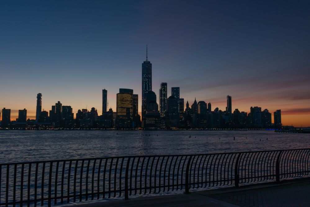 New York City by night 