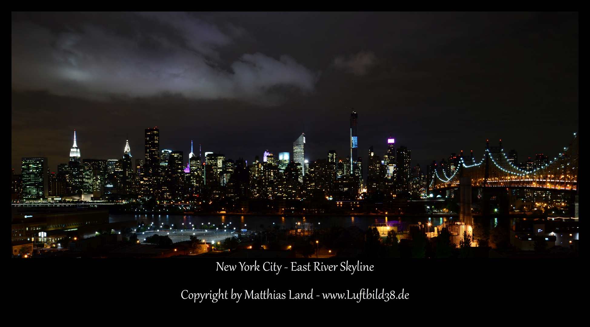 New York City East River Skyline