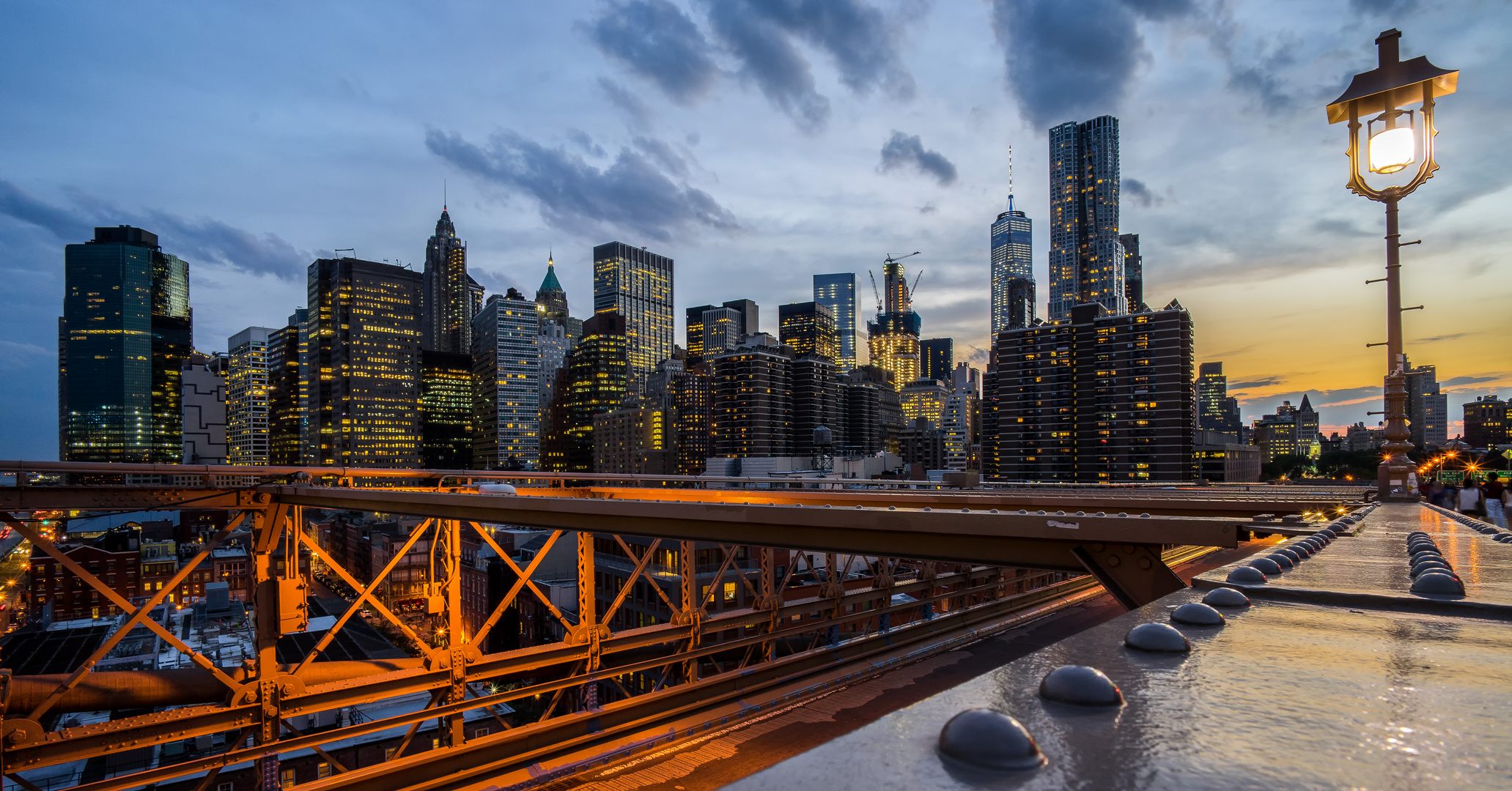 New York City - Manhatten from Brooklyn Bridge