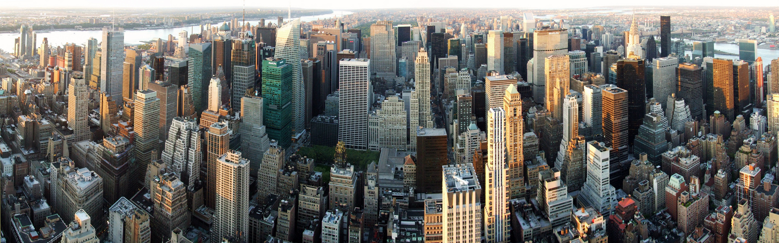 New York City, Midtown at sunset