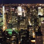 New York City, Midtown by night