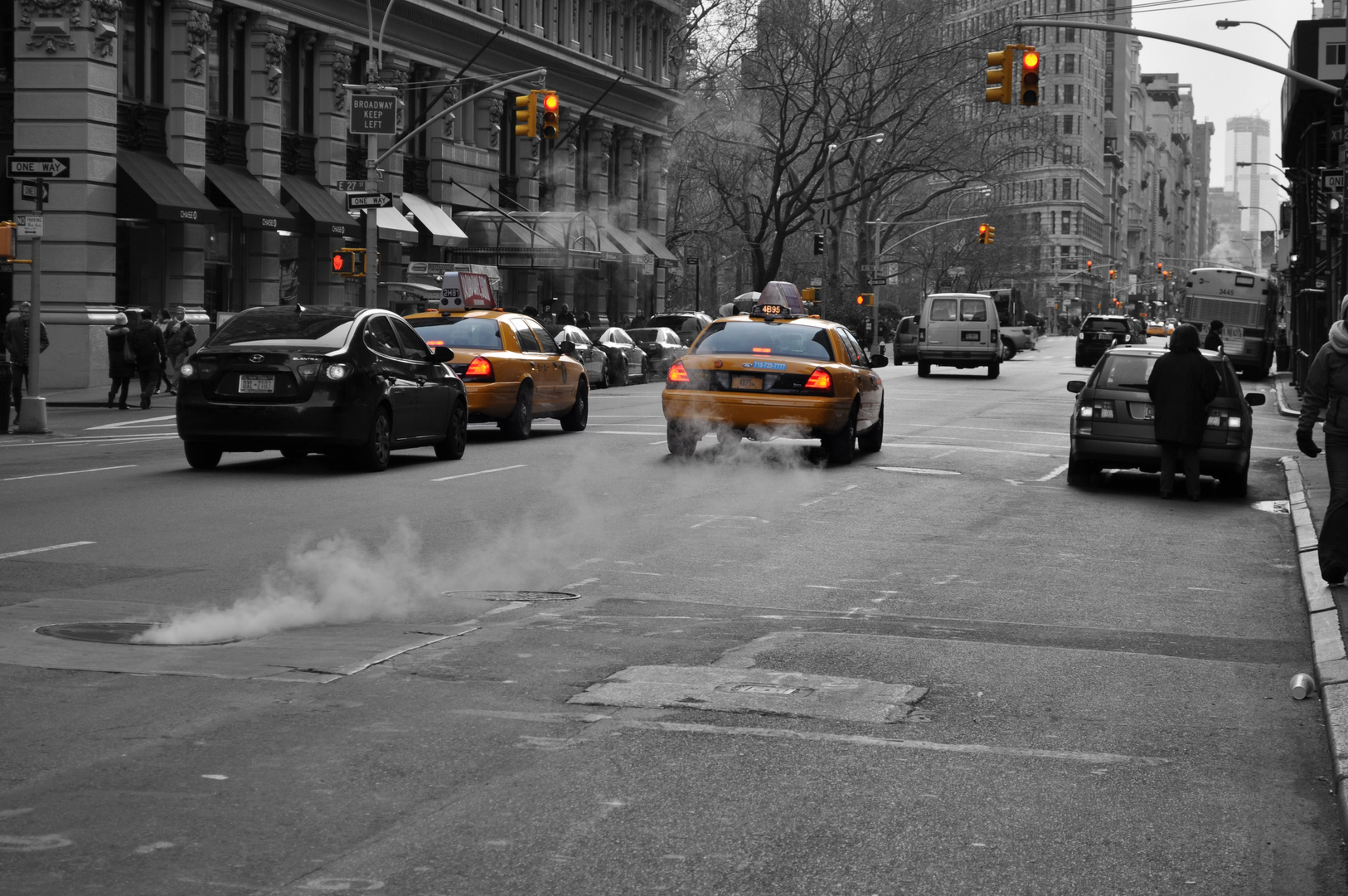 New York City - NYC Taxi - Traffic lights