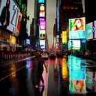 New York City, Time Square Spiegelung