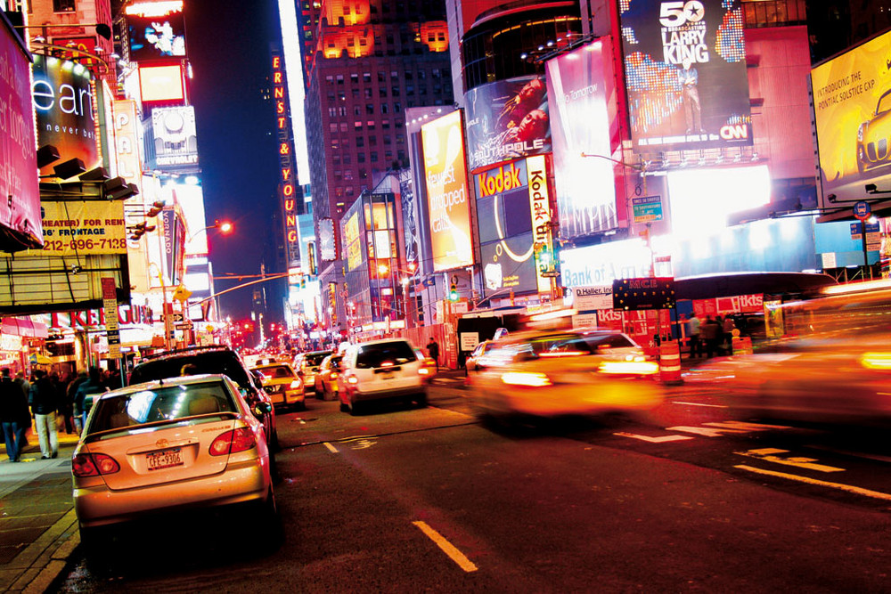 New York City Times Square by Night