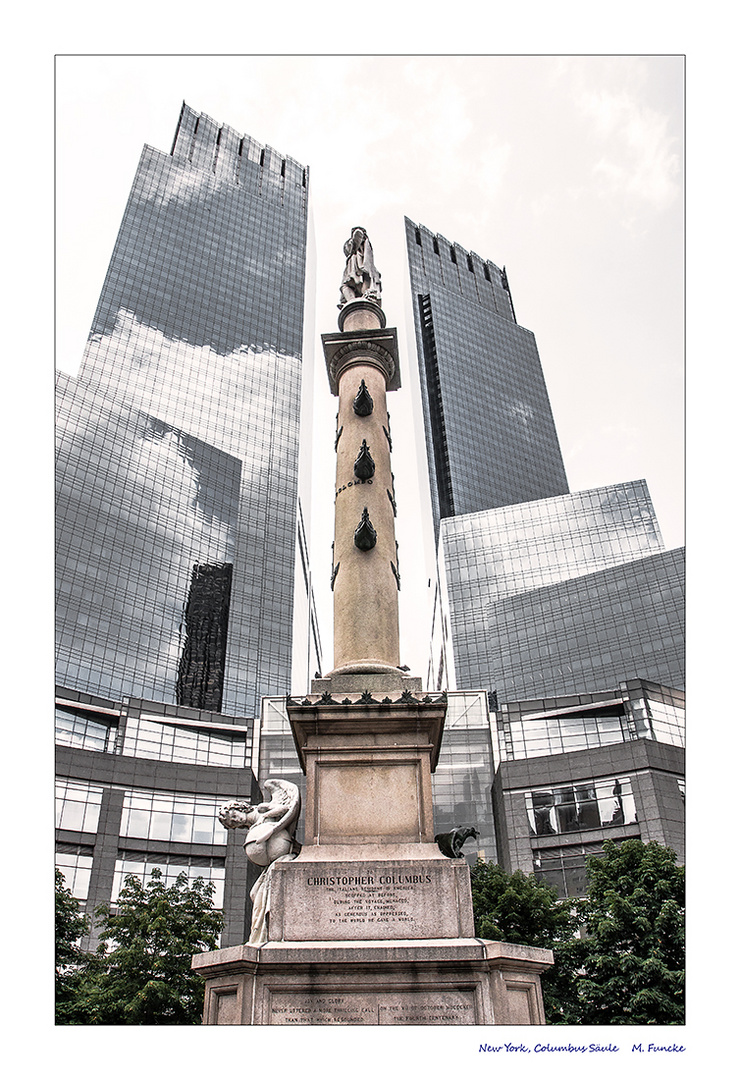 New York - Columbus Statue 2015