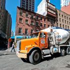 New York - Concrete Mixer Lorry close to Ground Zero