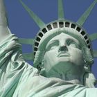 New York -Die Freiheitsstatue auf Liberty Island-