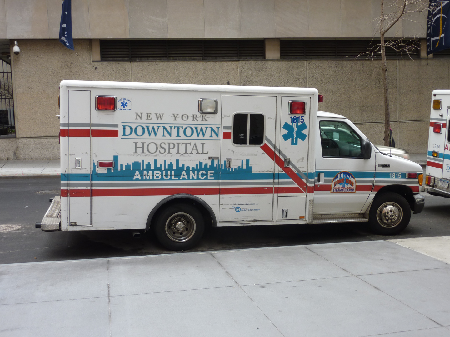 New York Downtown Hospital , Ambulance