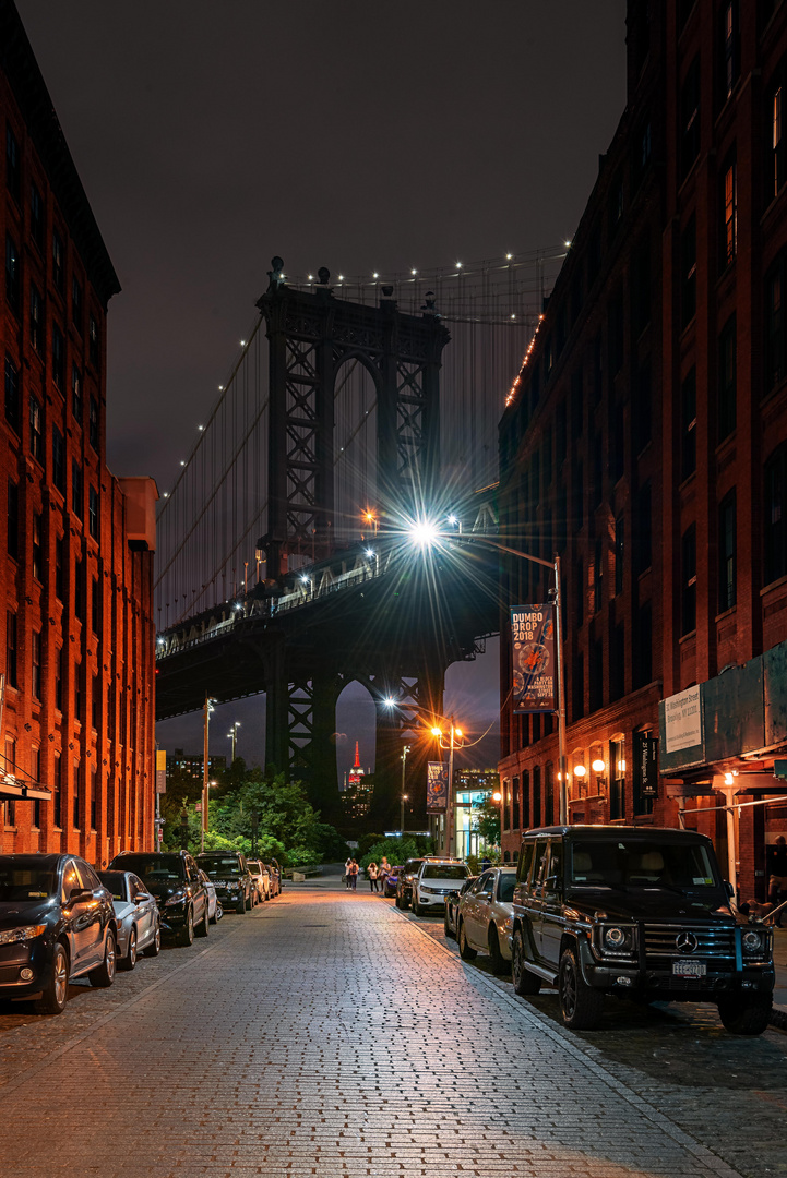 New York DUMBO Washington Street