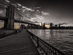 New York - East River - Brooklyn Bridge