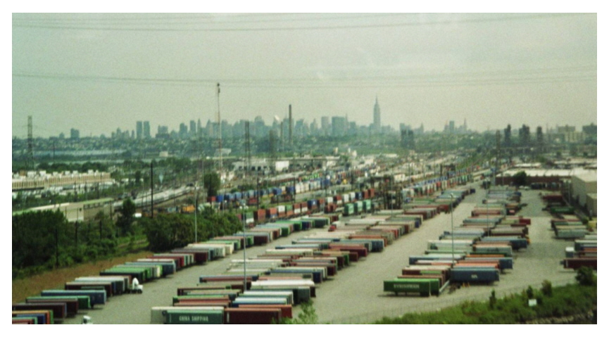 New York from an Interstate in New Jersey