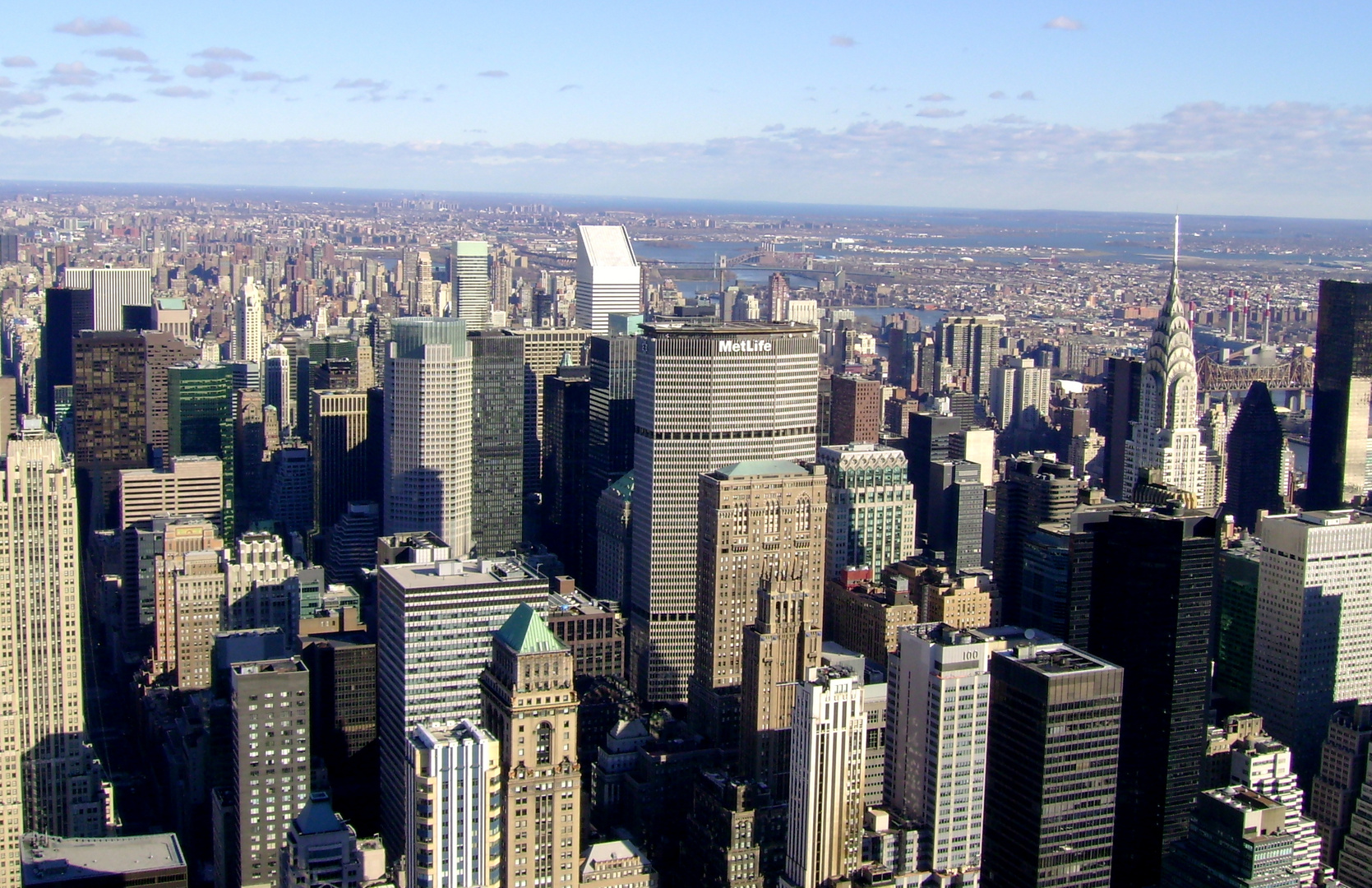 New York from Empire State Building.