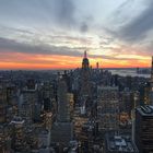 New York im Sonnenuntergang