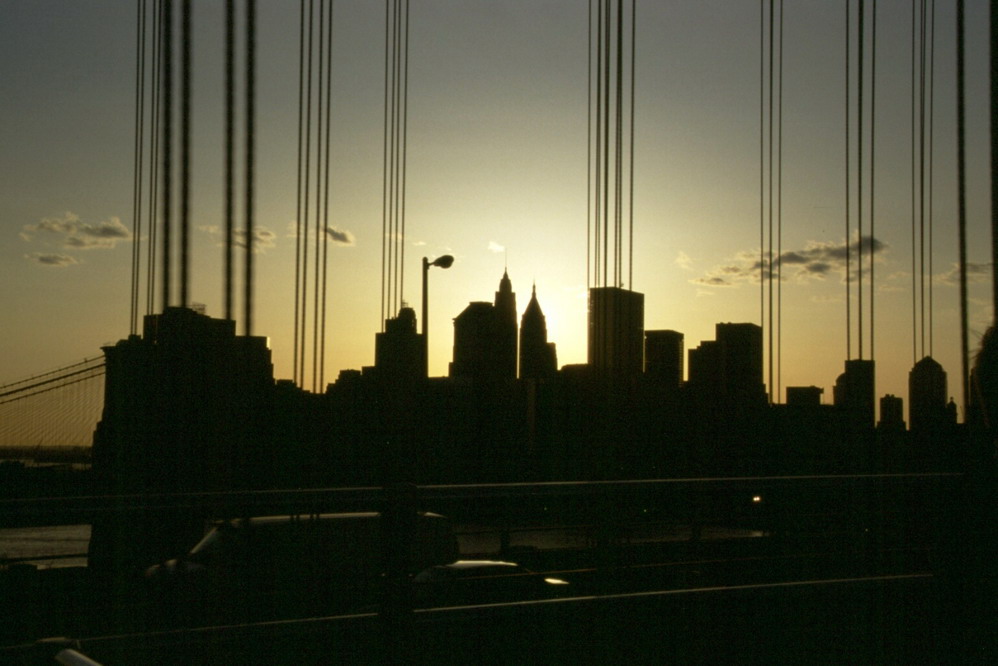 New York in der Abendsonne