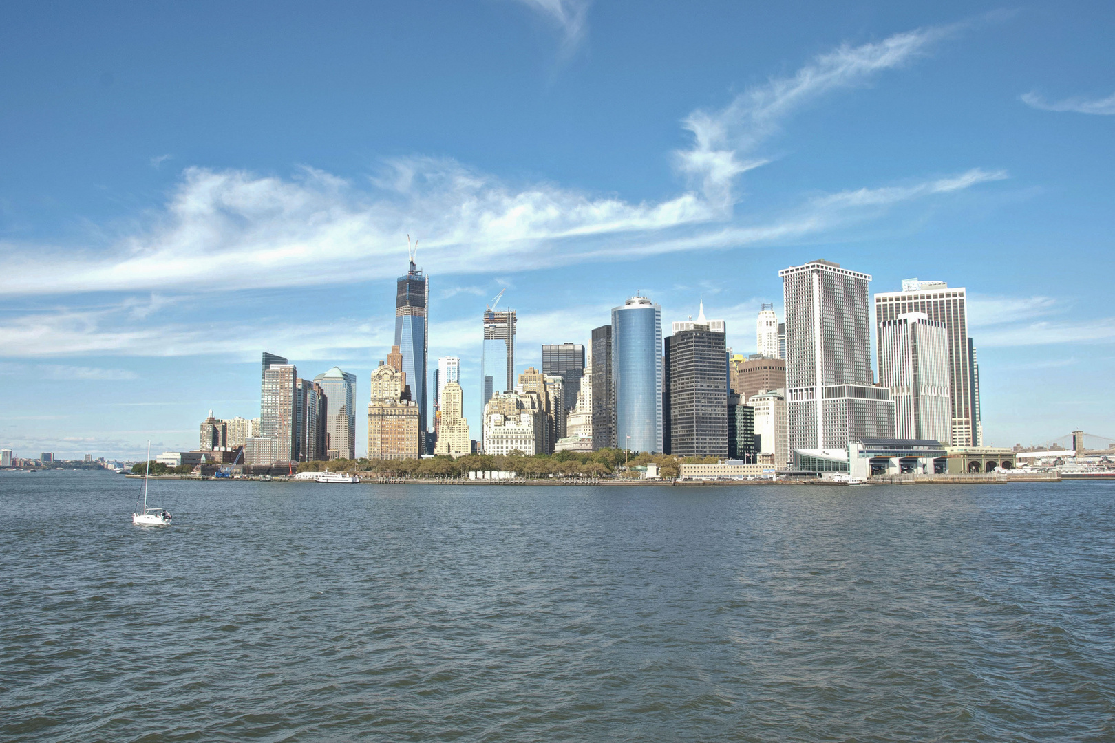 New York - Lower Manhatan seen from the Staten Island Ferry - 02