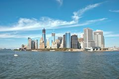 New York - Lower Manhatan seen from the Staten Island Ferry - 02