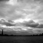 New York mit Wolken