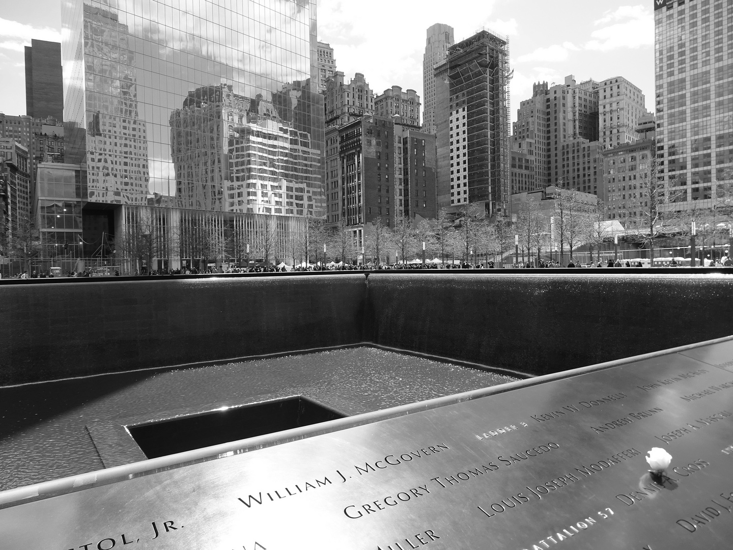 NEW YORK, NEW YORK - 9/11 Memorial