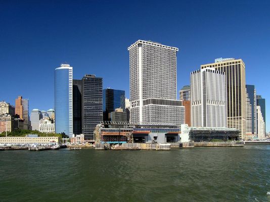 New York Overview from Staten Island Ferry
