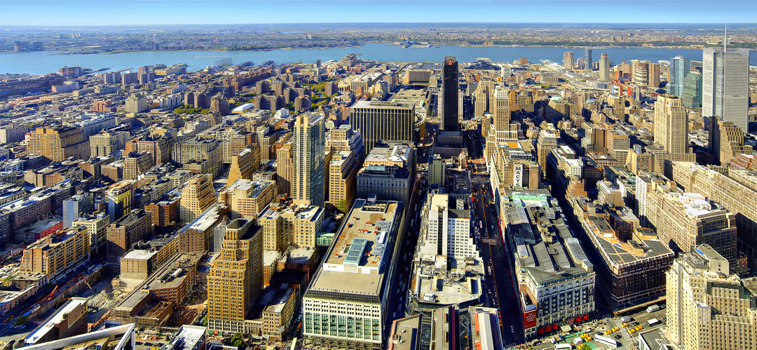 New York: Panoramic View from the Empire State Building