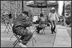 New York:   Reading the Bible at Bryant Park