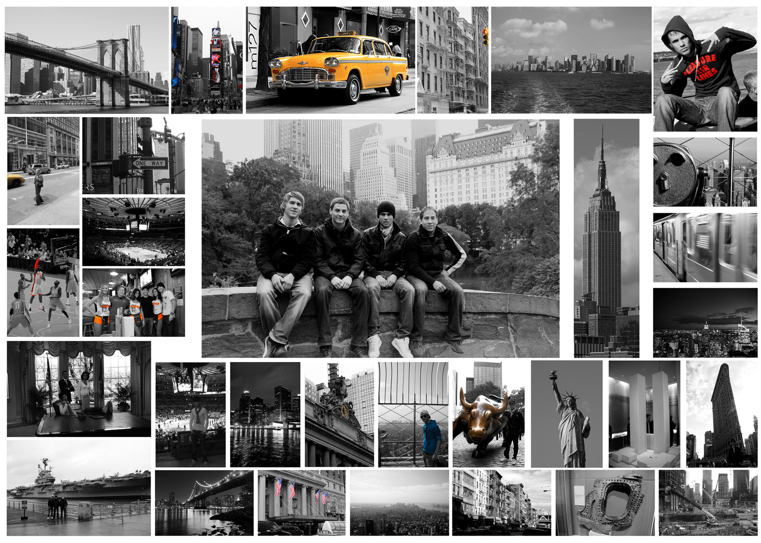 New York Reise 2010 - Collage