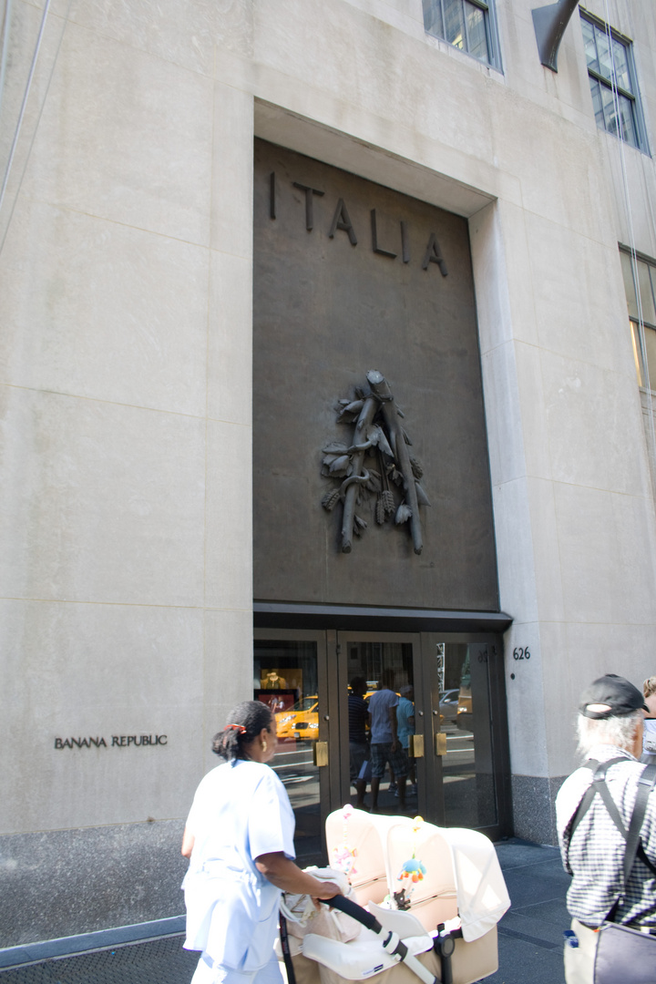 New York, Rokfeller center, Palazzo Italia