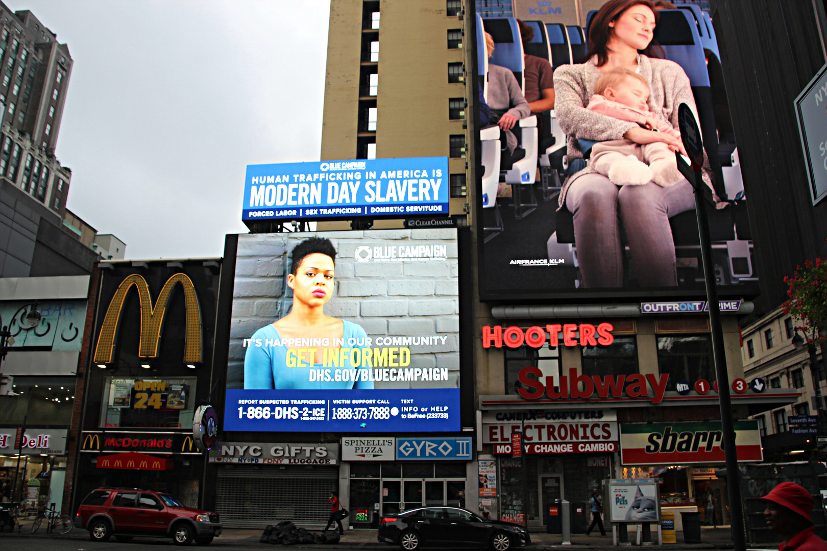 New York Showering in Advertising 