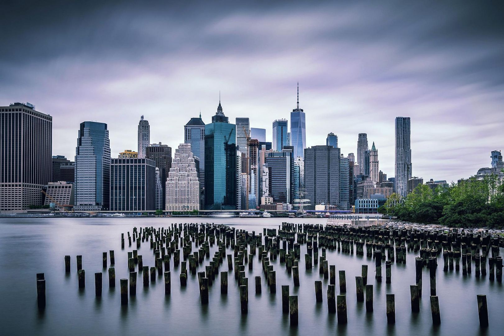 New York Skyline Foto &amp; Bild blue, fotos, city Bilder auf