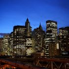 New York: Skyline am Abend