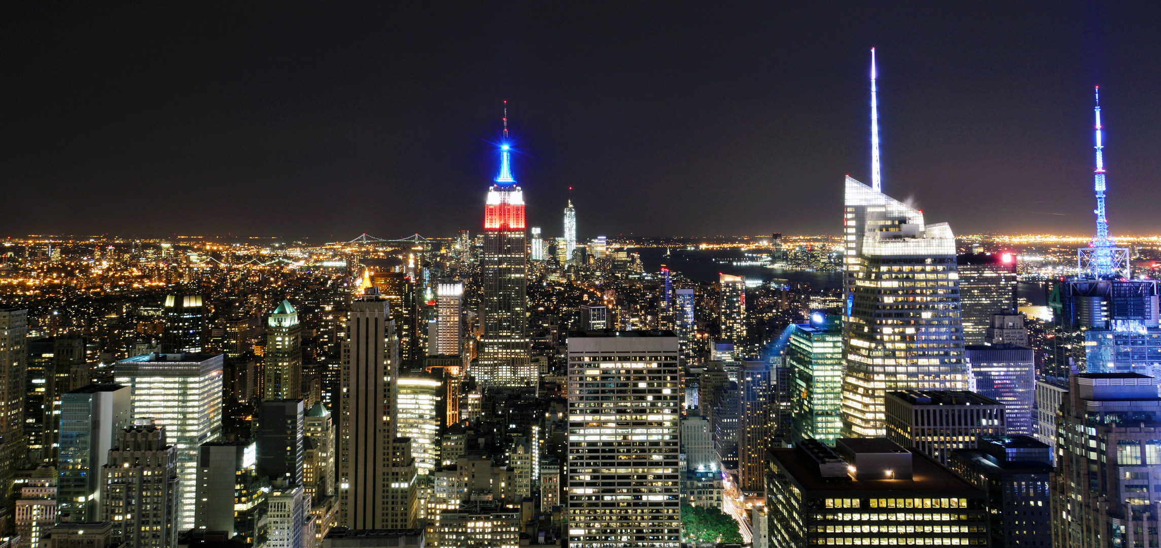 New York Skyline at Night