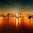 New York  - Skyline bei Nacht