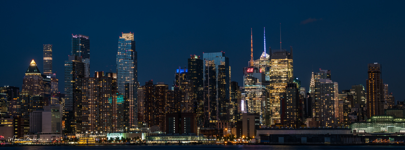 New York Skyline by night