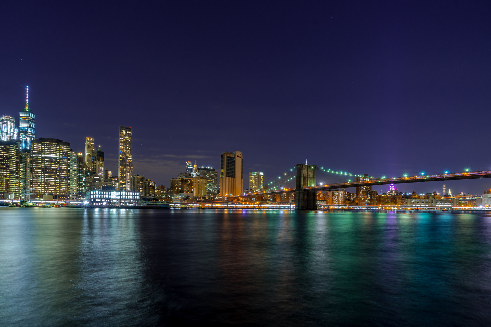 New York Skyline II Foto &amp; Bild city, world, nachtaufnahme Bilder auf