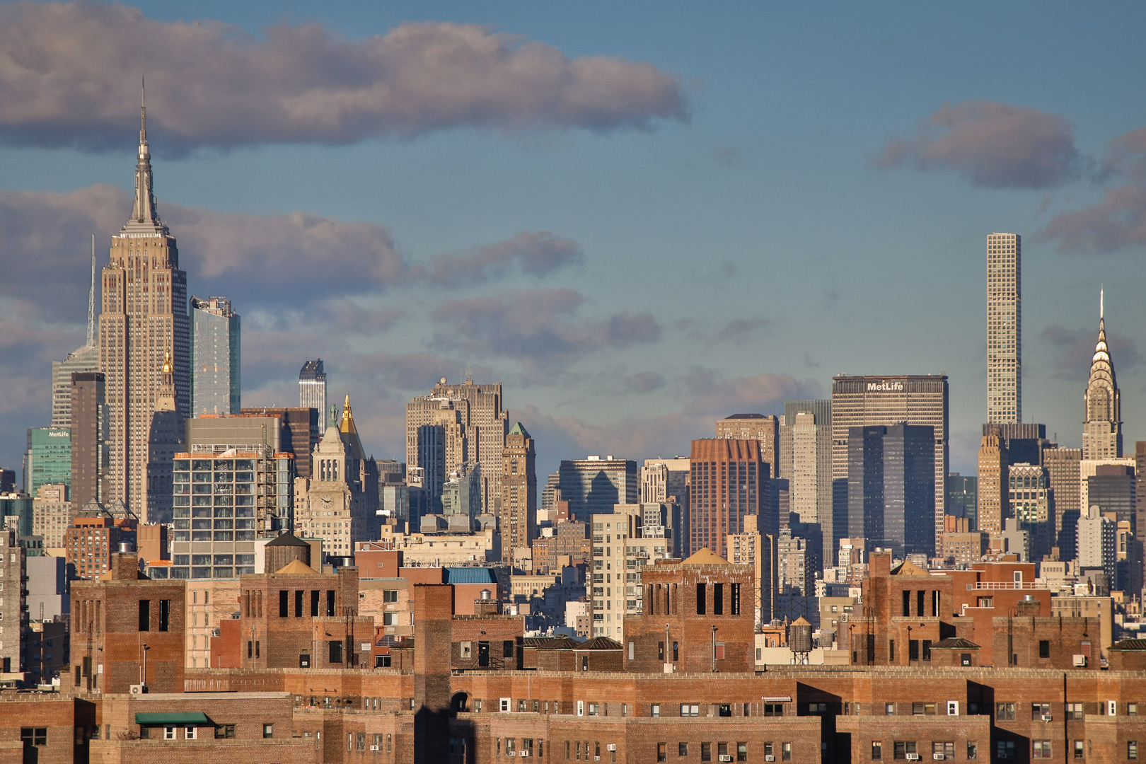 New York Stadtsicht Empire und Chrysler Building