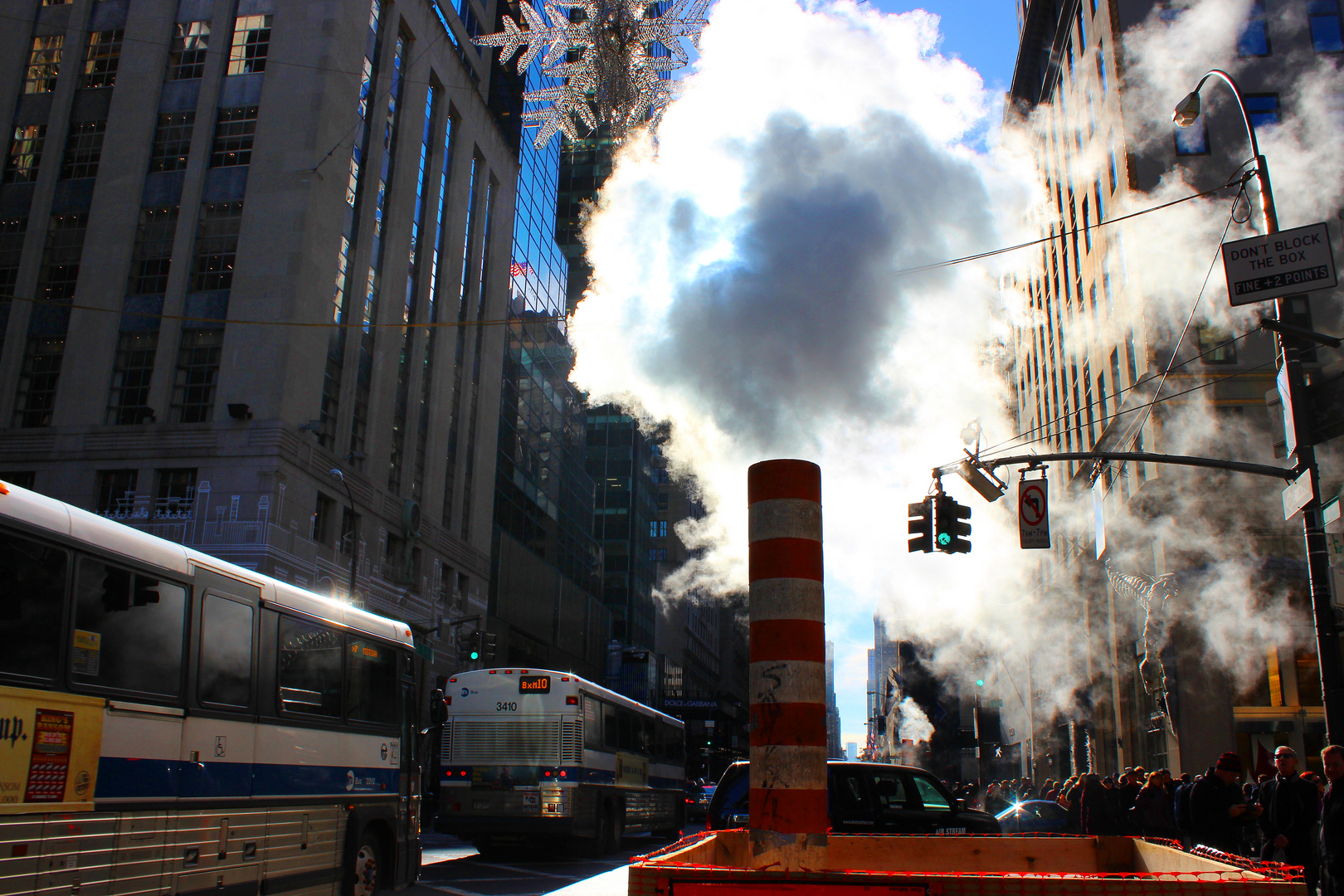 New York Street Smoke