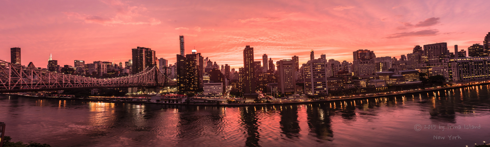 New York - Sunset over the East River