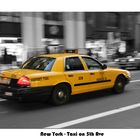 New York - Taxi on 5th Ave