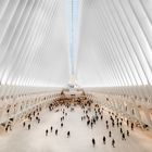 New York. The Oculus by Calatrava. Grand Hall.