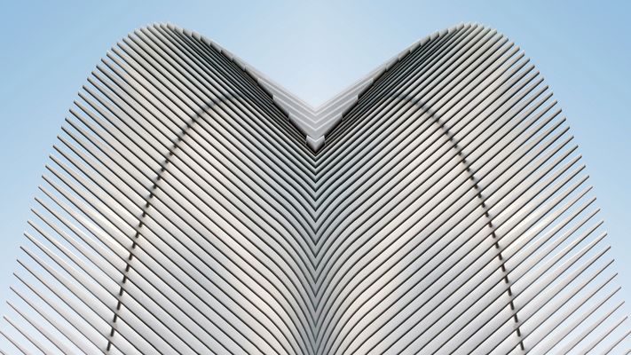 New York. The Oculus. Detail.